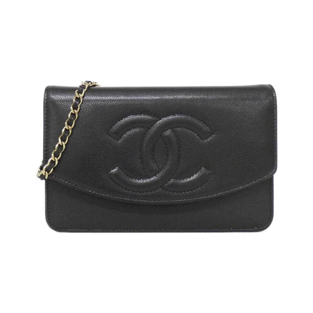 CHANEL Authentic Black Wallet